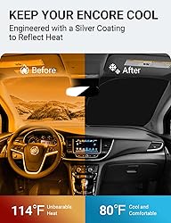 Proadsy 2024 Upgrade Front Windshield Sun Shade