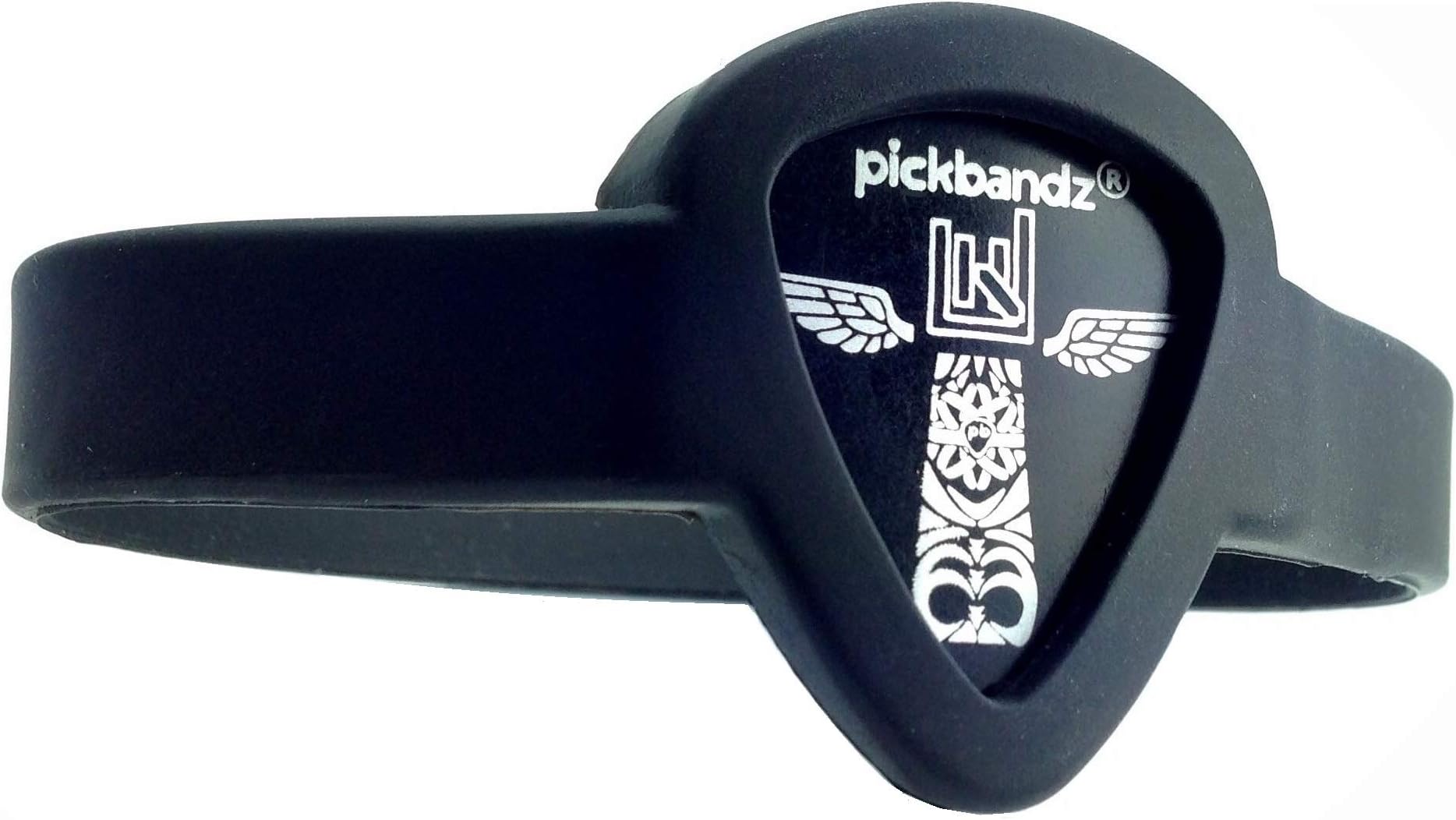 Pickbandz Bracelet - Epic Black Small - Guitar Pick Plectrum Holder