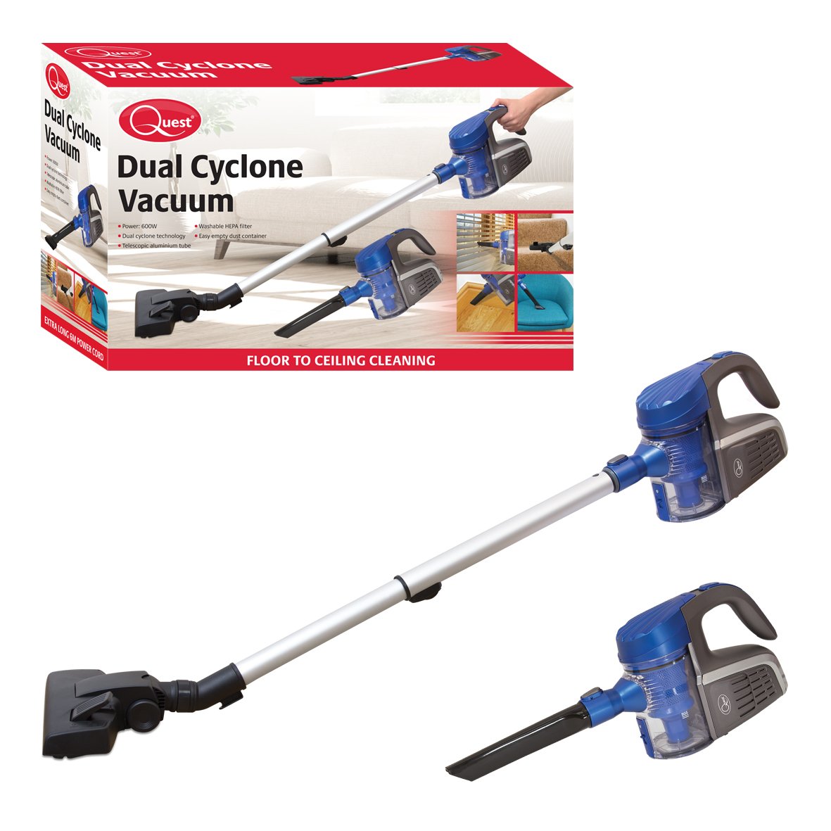 Best Quest Bagless Cyclone Vacuum Cleaner