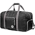 WANDF Foldable Travel Duffel Bag 60-120L Duffle Carry on for Women and Men