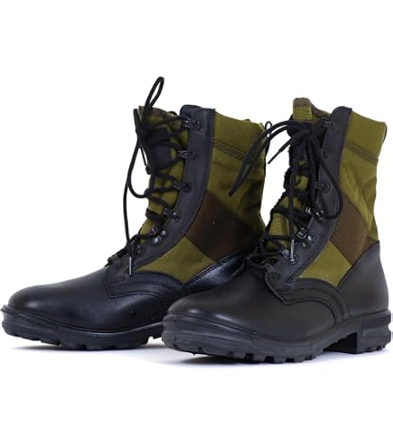 thumbnail image 2 of FOX OUTDOOR Vietnam Jungle Boots - Genuine Leather Tactical Military Style OD 04 W 2 of 14