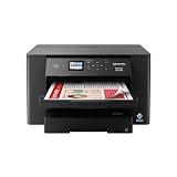 Epson Workforce Pro WF-7310 Wireless Wide-Format Printer with Print up to 13" x 19" Auto Double-Sided Printing max 11" x 17", 500-sheet Capacity, 2.4" Color Display, Smart Panel App - Black