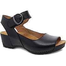 Amazon.com | Dansko Ravyn Peep Toe Sandal for Women