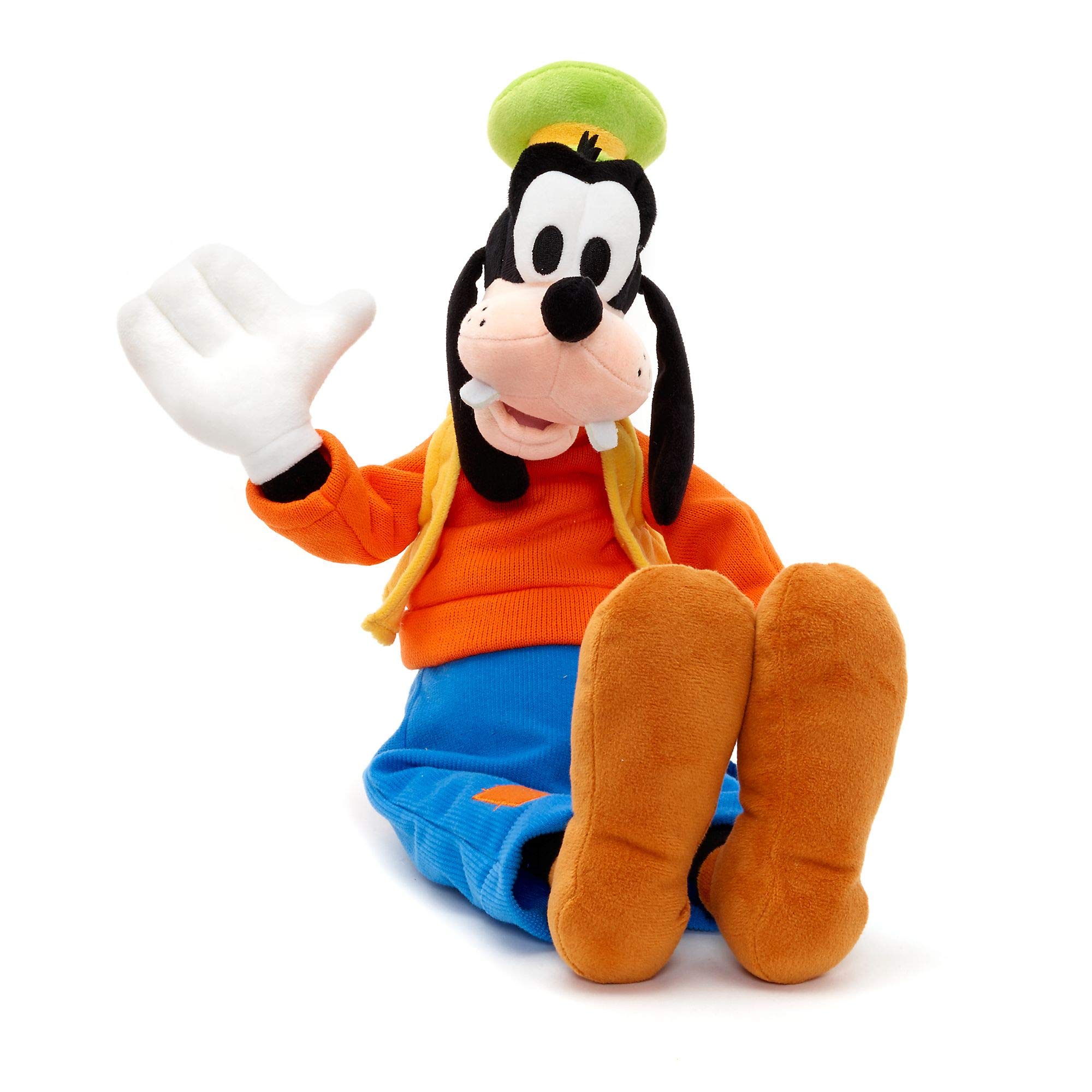 Disney Store Goofy Medium Soft Plush Toy, 50cm/19", Iconic Cuddly Disney Toy Character with Detailed Top Hat, Long Ears and Felt Teeth, Suitable for All Ages