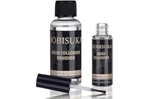 BOBISUKA SFX Scar Makeup Kit - Rigid Collodion with Brush & Remover - Professional Realistic Scarring Liquid for Halloween, Cosplay, Theater, Film & Stage