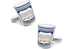 CUFFLINKSINC Cufflinks Inc. Greek Coffee Cufflinks