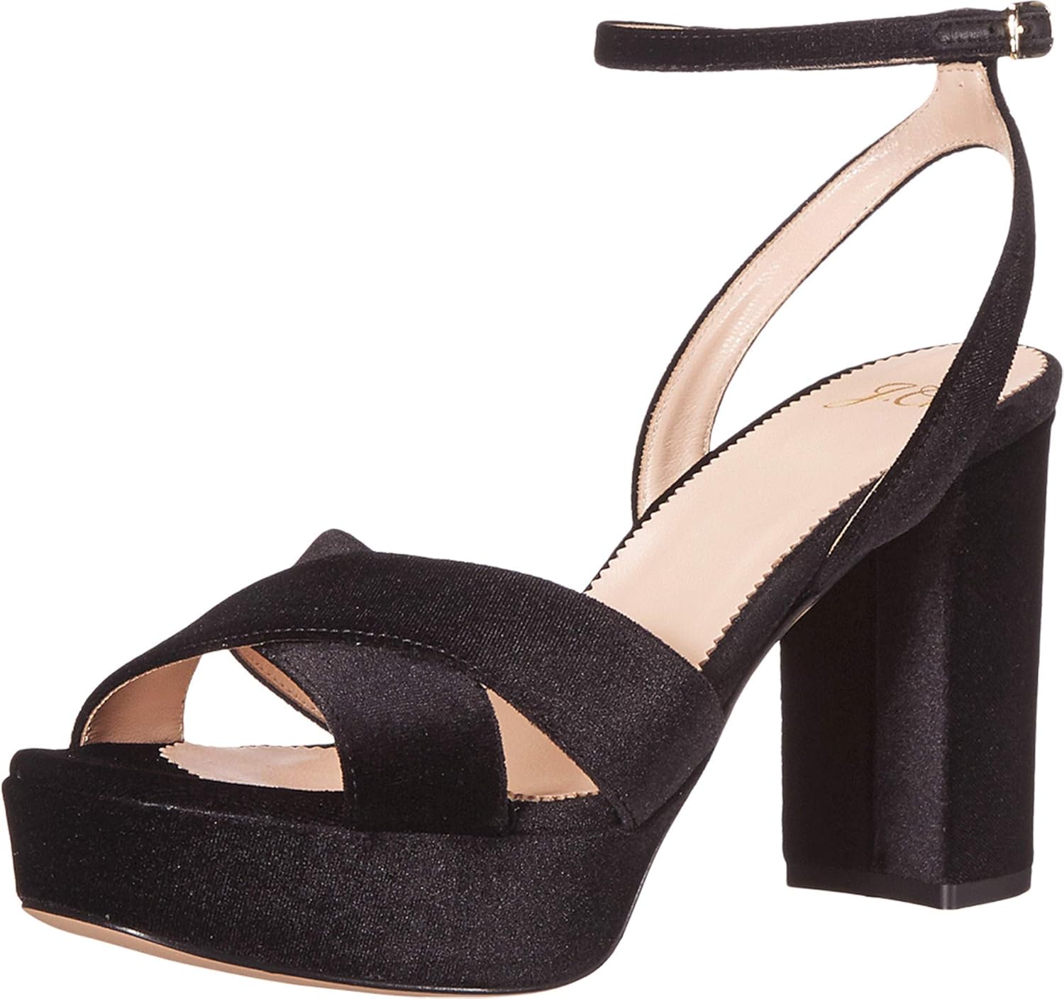 cross strap platform sandals