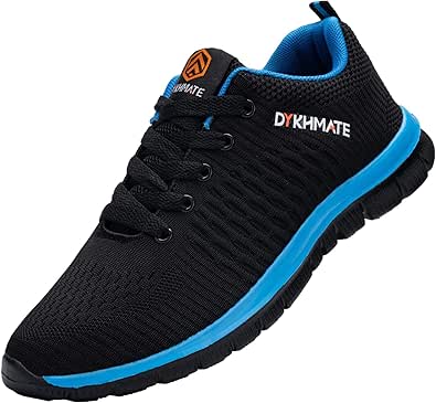 LEOSS - Zapatillas De Deporte Para Hombre, Casual, Fitness, Zapatillas De Deporte Y Zapatillas De Deporte, Cómodas, Transpirables, Ligeras, Zapatillas, Azul Marino, 44 EU