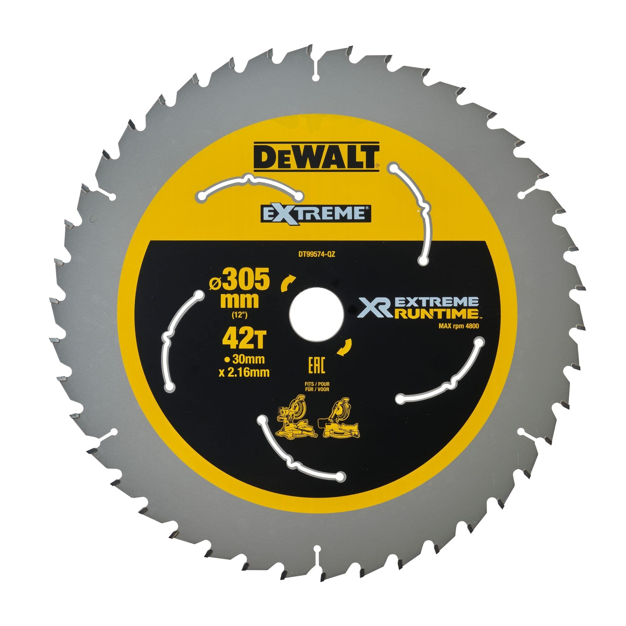 Dewalt dt99574-qz – Circular Saw Blade Stationary XR Extreme Runtime 3