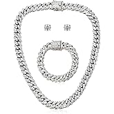 Luxval Tennis Necklace 14K Gold Plated Rhinestone Butterfly Choker Necklaces for women Dainty Zirconia Cut Faux Diamond chain 3mm