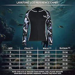 LayaTone Wetsuit Top Women 3mm Neoprene Wetsuit