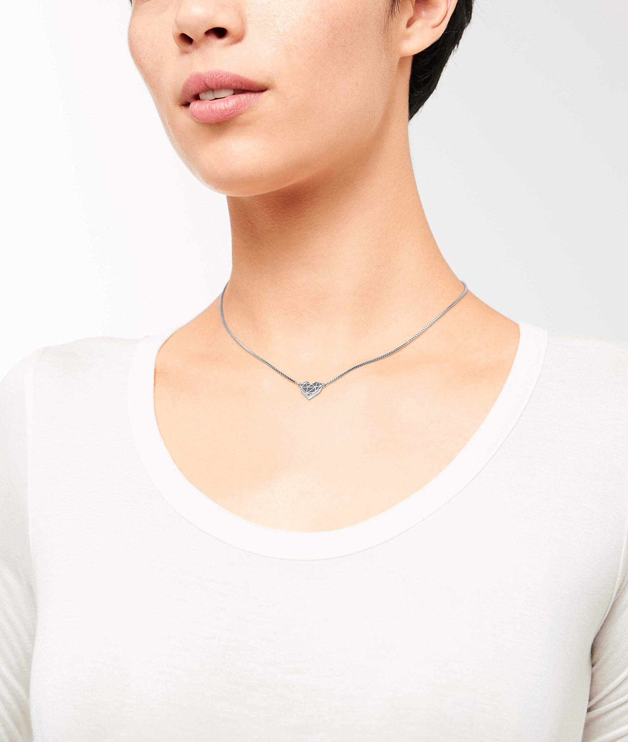 LIEBESKIND BERLIN Damen-Collier Edelstahl (silber) 3