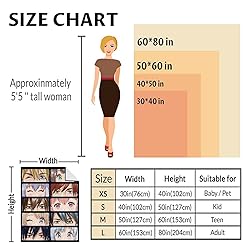Cute Blanket Gifts for Girls - 60x80 Inches Cartoon