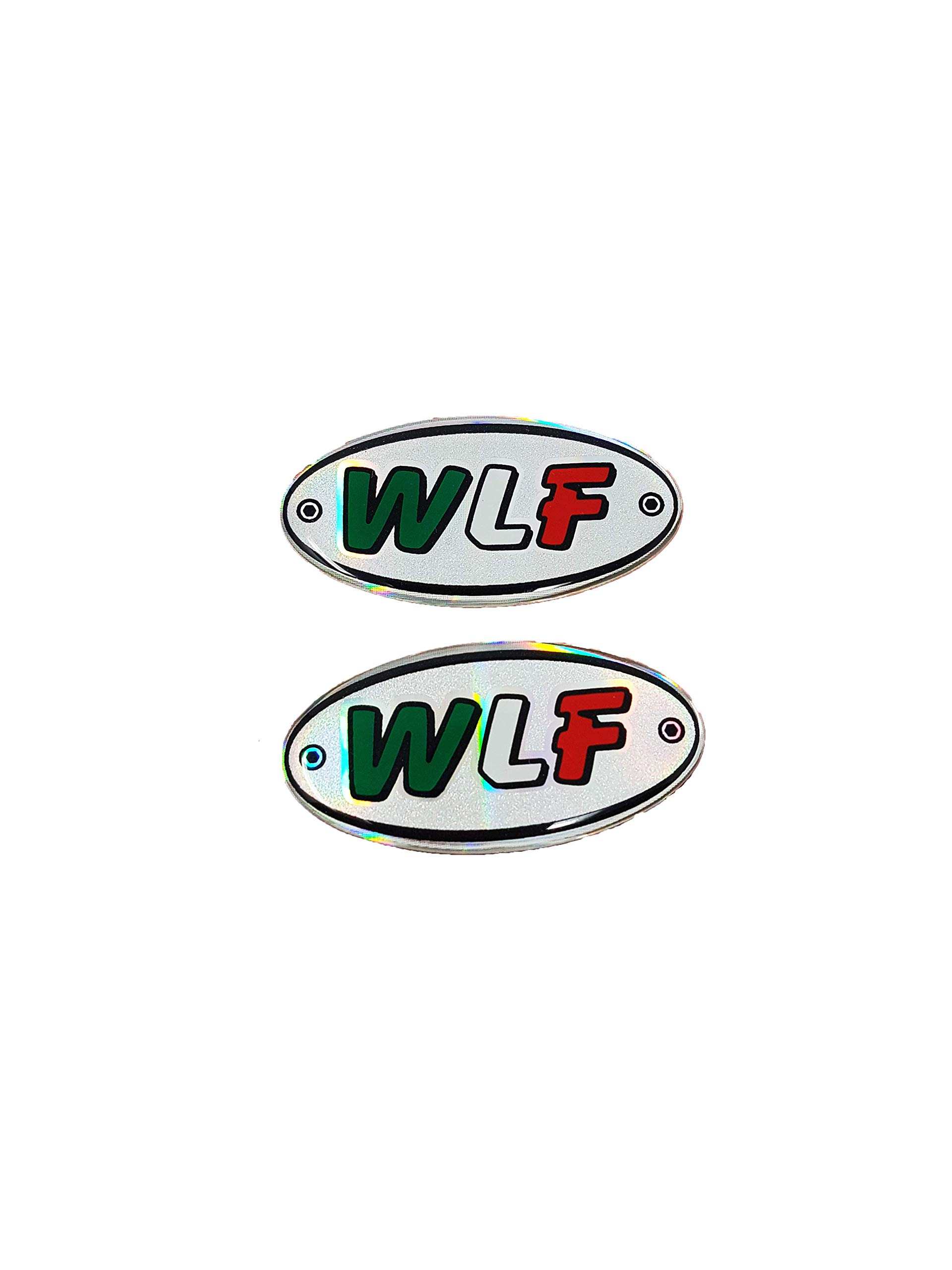 Quattroerre 3D Sticker Pair Of Oval WLF
