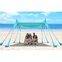 Beach Shelter Tent Pop Up Beach Tent Sun Shelter