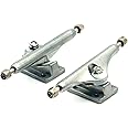 RACOFSB Fingerboard Trucks 34mm 32mm 29mm Professional Eureka 3.0 Version with Pro Bushing and Pivot Cup (34mm Silver)
