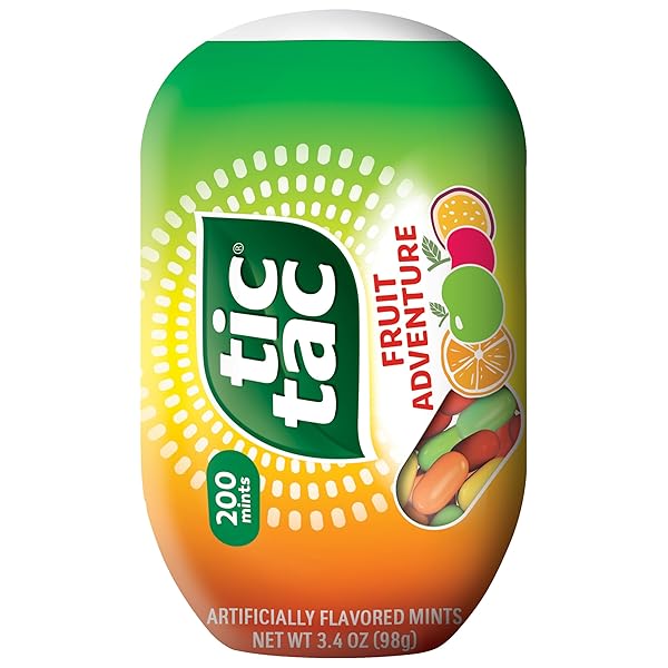 TIC TAC MINTS, FRUIT ADVENTURE, 3.4 OZ. BOTTLE PACK