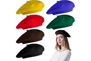choyaxo French Beret for Men and Women in Plain Colours