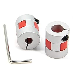 Zeberoxyz 2PCS 6.35mm to 10mm Aluminium Plum