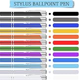 AUAUY Ballpoint Pens 12 Pack Mixed Colors Retractable Aluminum Pens 1mm Ink view 8