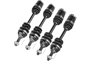 Caltric Front Rear Left Right Complete Cv Joint Axles Compatible with Arctic Cat 300 4X4 1998-2001