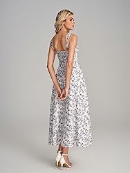 KUTUMAI Floral Corset Midi Dresses for Women 2025