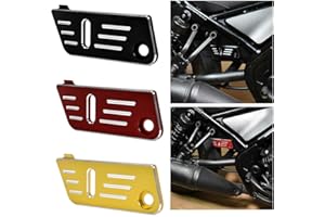 FATEXPRESS Motorcycle Accessories Parts for CMX500 CMX300 17-19, CNC Aluminum Rear Brake Fluid Reservoir Guard Cover Cap Protector for H-onda Rebel CMX 300 500 2017 2018 2019 (Gold)