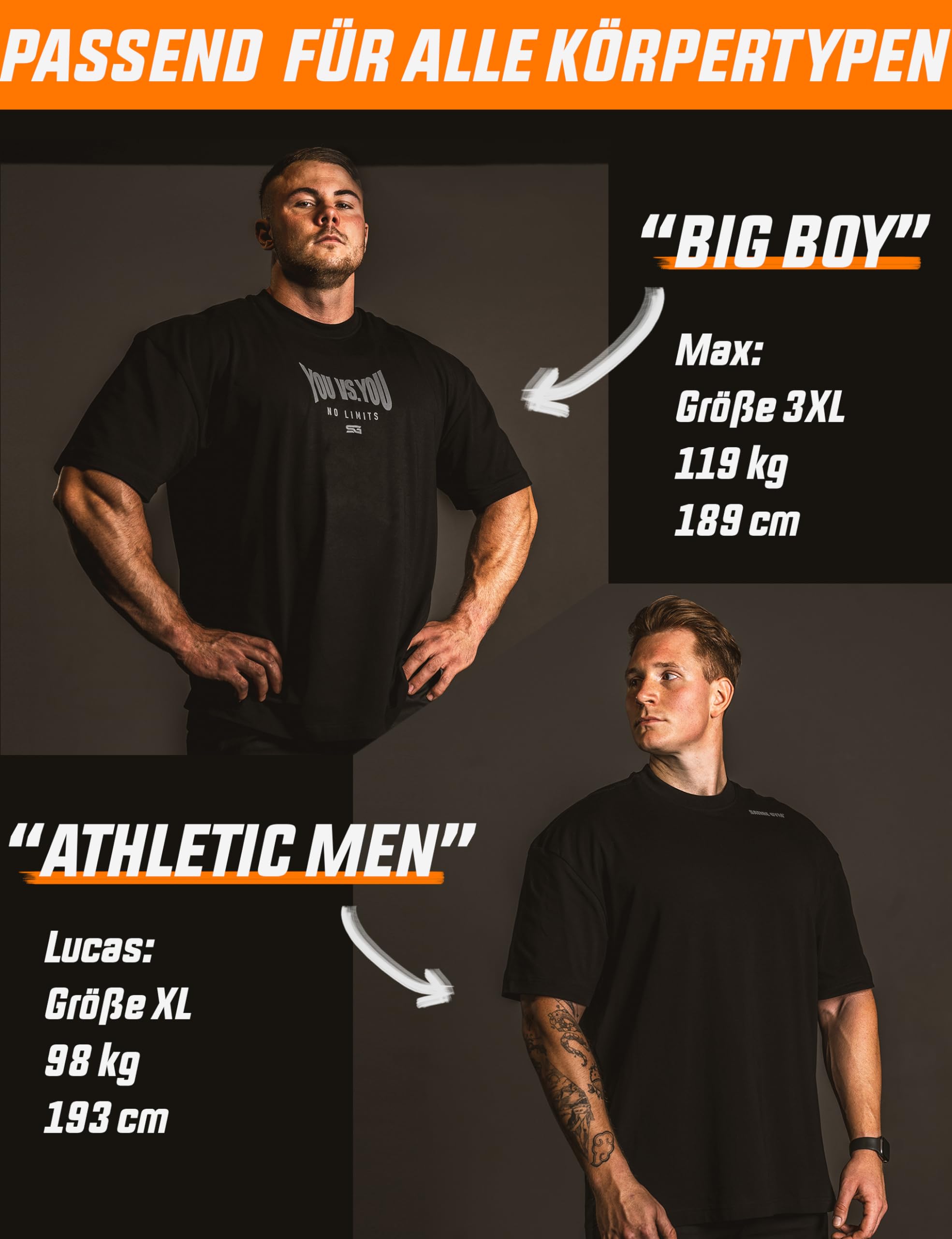 Satire Gym - Pump Cover Gym Shirt Herren Oversize - Sport Shirt Männer 8