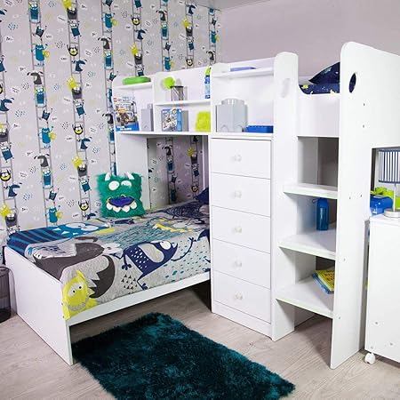 l shaped bunk beds with storage