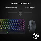 Razer Naga V2 HyperSpeed Wireless MMO Gaming Mouse 19 Buttons 250H Battery view 6