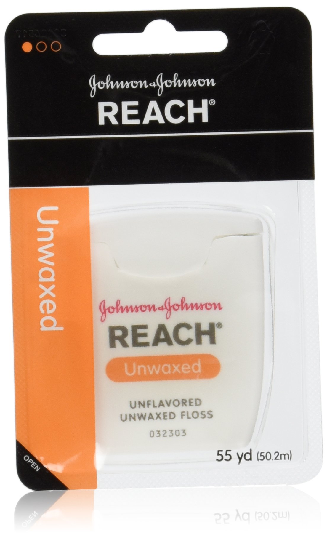 Johnson Johnson Reach Unwaxed Floss Unflavored 55 Yd Flossing Products Beauty