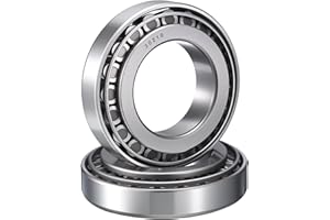 HIPicco 2 Pack 30210 Tapered Roller Bearing Cone and Cup Set, 50mm Bore 90mm OD 22mm Cup Width, Chrome Steel Wheel Bearings, ABEC-3