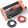 BELTTT 1500W Pure Sine Wave Inverter 12V to 120V AC, Car Power Inverter 12V to 110V Converter for RV, Truck, Solar, Off-Grid with Dual AC Socket, 5V 2.1A USB, Surge 3000W, Smart LCD Display