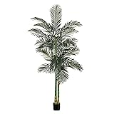 Nearly Natural 8FT Artificial Golden Cane Palm