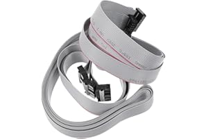 ROMISBABA 4pcs Pin Pitch Gray Flat Ribbon Cable Connector Cord for Digital Cameras Laptops LCD Monitors