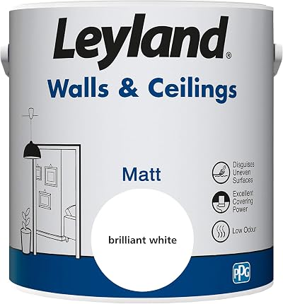 Leyland Walls & Ceilings Matt Emulsion White 2.5 litres