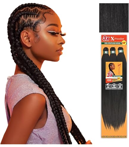 Amazon.com : Sensationnel X-pression Prestretched Braiding Hair