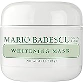 Mario Badescu Kojic Acid Whitening Mask - Illuminating Face Mask for Brightening, Hydration & Discoloration - With Grapeseed Oil, Beeswax & Vitamin E for Smoother, Radiant Skin, 2 Oz