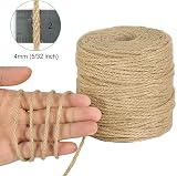 Tenn Well 100M Jute Twine 4mm 4 Ply Garden Craft Packing Brown view 3