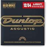 Jim Dunlop 80/20 Bronze 12-54 Acoustic Guitar Strings