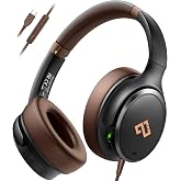 INFURTURE Auriculares USB C con cancelación activa de ruido con cable sobre | HiFi estéreo/portátil/cómodo/micrófono integrad