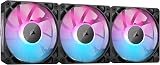 Corsair iCUE LINK RX120 RGB 120mm PWM Fans Triple Pack Black