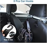 Kitbest Car Bin with Lid 60 Bags Trash Can Front Back Auto Accessories view 7
