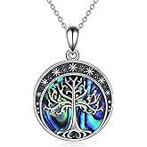 YAFEINI Tree of Life Necklace Tree of Life Pendant Necklace 925 Sterling Silver Jewelry Gifts for Men Women
