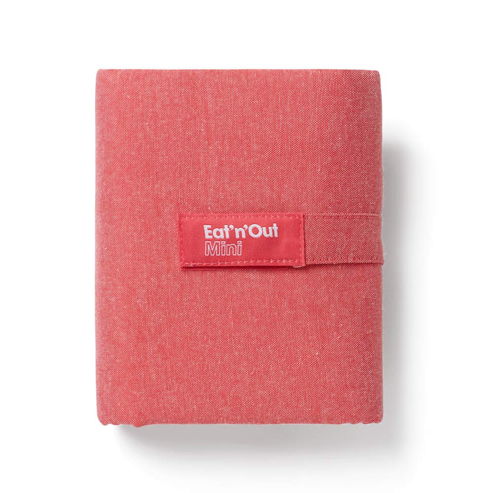 PinkRoll'eat – Eat'n'Out Mini Nature | Waterproof Thermal Bag Convertible into Tablecloth | Reusable and Eco-Friendly | BPA Free with Zip | Black (red Color) — image 1