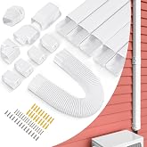 LyPrem 10ft Mini Split Line Set Cover 3" PVC for AC &amp; Heat Pump White | Premium PVC &amp; ABS; UV-resistant; snap-on for quick install; shields lines &amp; extends AC life.
