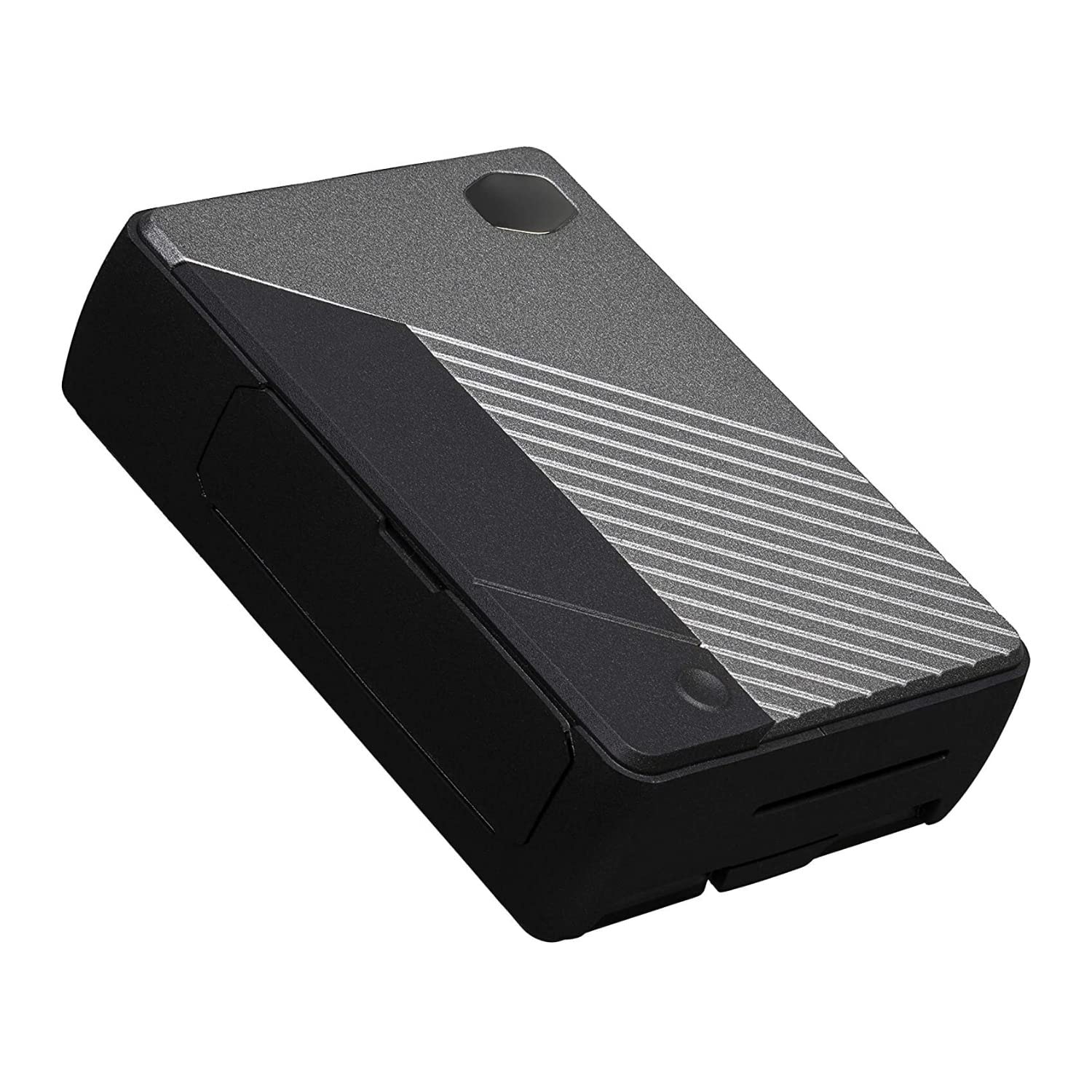 Cooler Master Pi Case 40 - Slim Aluminium Frame with Programmable Button, Integrated Passive Heat Sink, TPU Protected Side Ports, Universal Mounting Brackets - Gun Metal Black