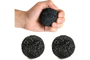 2PCS Callus Ball for Hand Grip Strengthener, Volcanic Rock Hand Grip Strength Trainer Ball, Anti-slip for Hand Strength Train