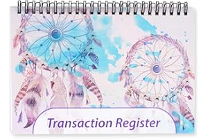 CAROUSEL CHECKS INC. Top Spiral Bound Dream Catcher Checkbook/Transaction Register