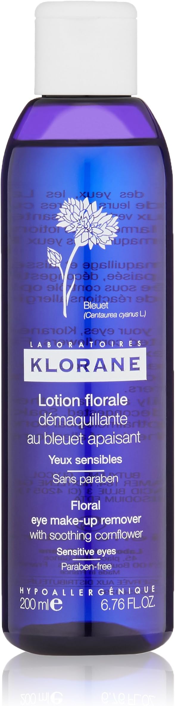 Klorane Eye Makeup Remover Lotion 200ml Gentle Sensitive Skin